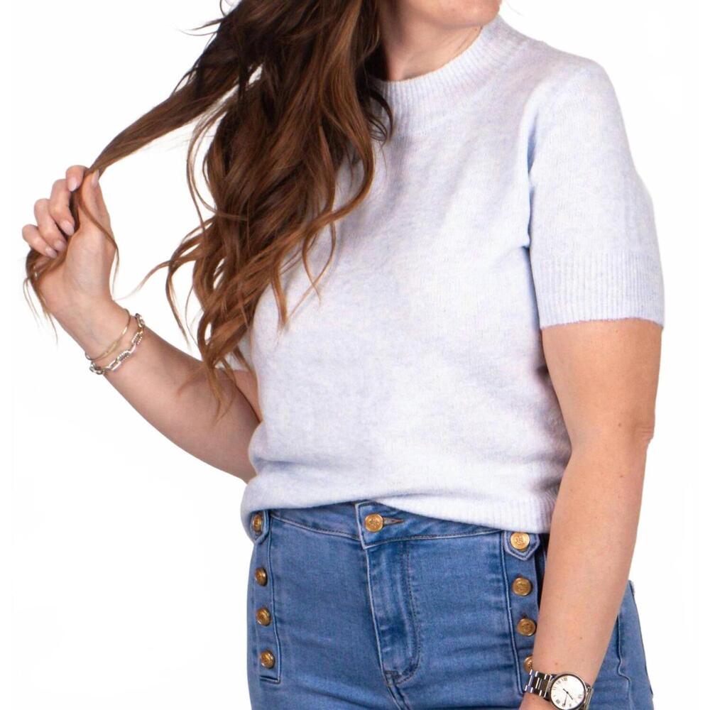 NEW PINCH lush and light sweater tee in blue